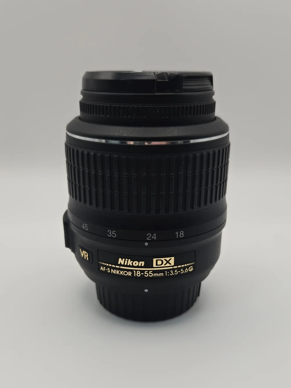 Black Nikon D3200 DSLR Camera Body with 18-55mm and 55-200mm Nikkor Lenses